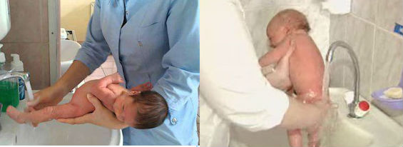 подмывание новорожденного ребенка